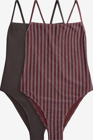 Maillot de bain The Set en marron : devant
