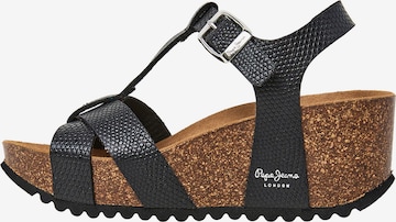 Pepe Jeans Sandale ' COURTNEY FREE ' in Schwarz: predná strana