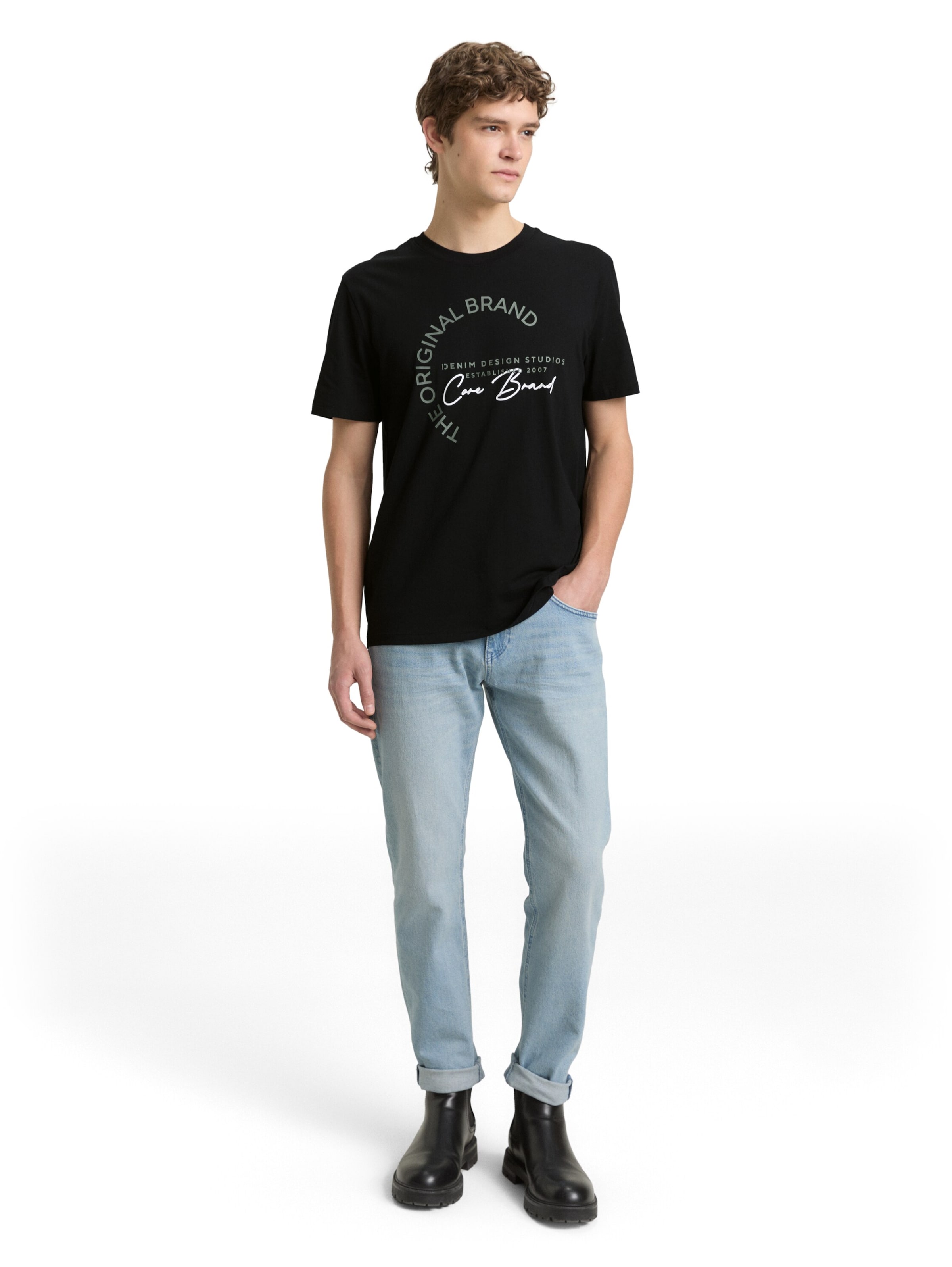 TOM TAILOR DENIM Shirt in Black