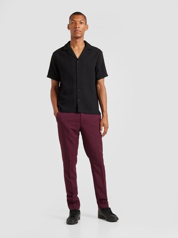 Coupe slim Pantalon à plis 'JPRFranco' JACK & JONES en rouge