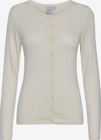 ICHI Knit cardigan 'Mafa' in Beige: front