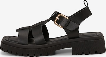 Marc O'Polo Strap Sandals in Black: front