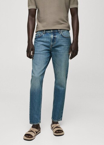 MANGO MAN Tapered Jeans 'Ben' in Blau: Vorderseite