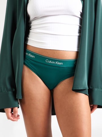 Calvin Klein Underwear Στρινγκ σε πράσινο: μπροστά