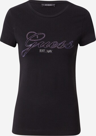 T-shirt 'Selina' GUESS en noir : devant