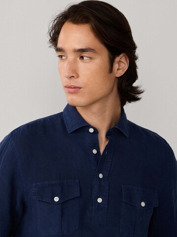 Coupe regular Chemise 'Heritage' Hackett London en bleu
