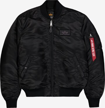 ALPHA INDUSTRIES Välikausitakki 'MA-1 VF' värissä musta: etupuoli