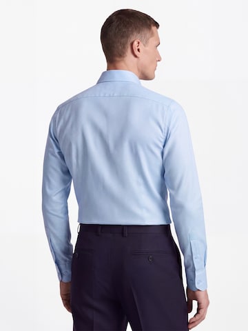 Vercate Slim fit Zakelijk overhemd 'Twill' in Blauw