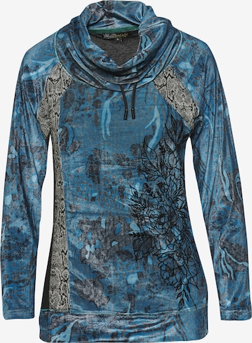 KOROSHI Shirt in Blauw: voorkant