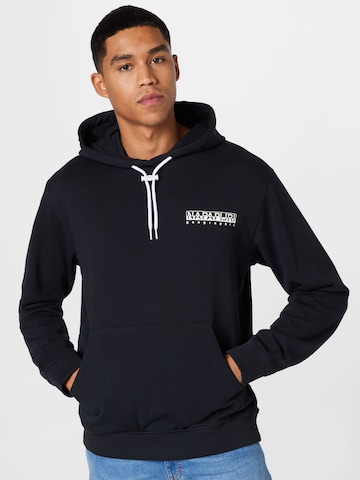 NAPAPIJRI Sweatshirt 'QUINTINO' in Schwarz: predná strana