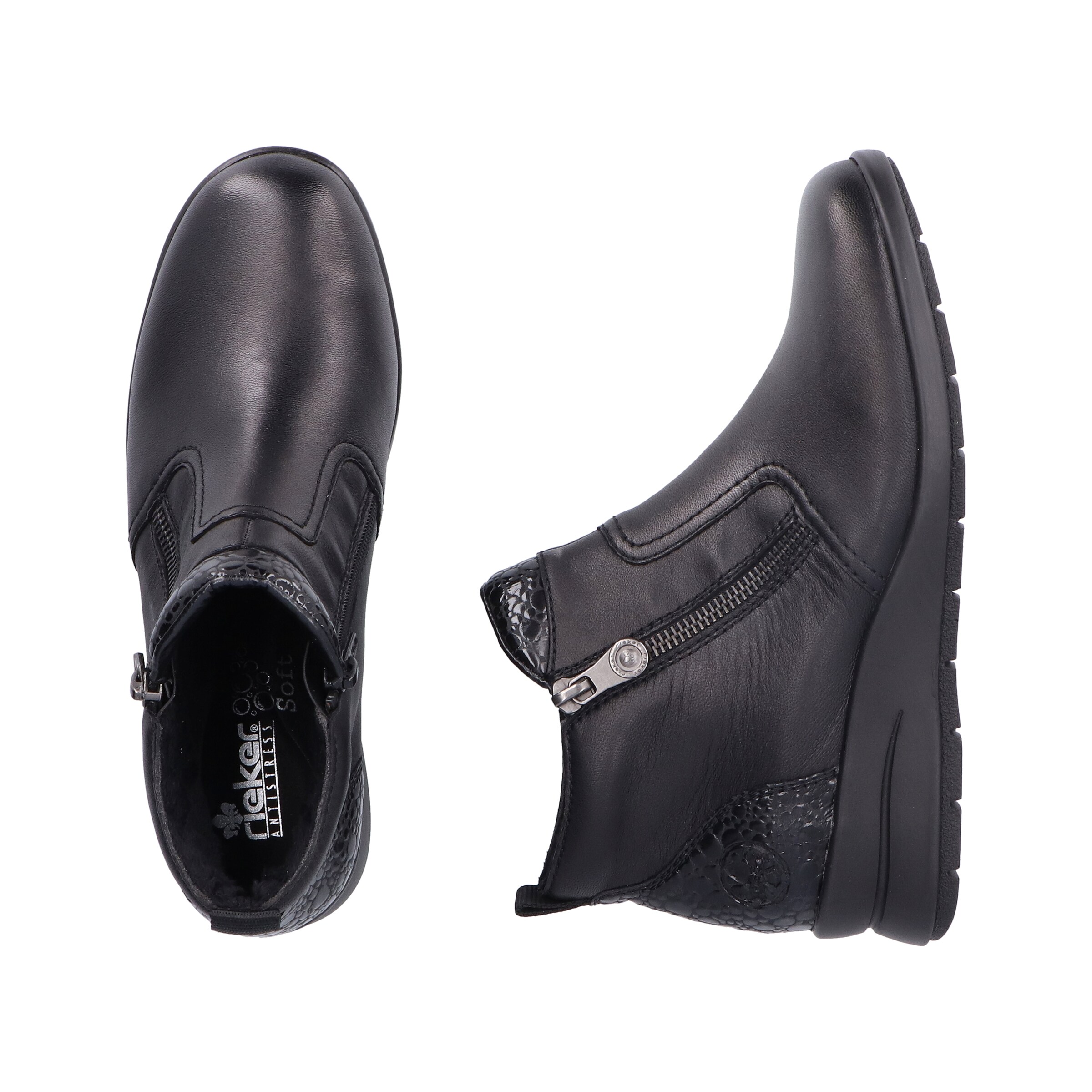 Boots 'L4861' Rieker en noir