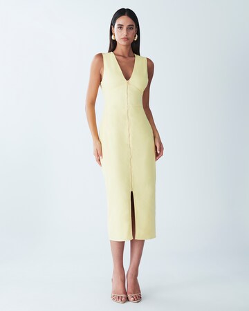 BWLDR Kleid 'Fran' in Gelb: Vorderseite