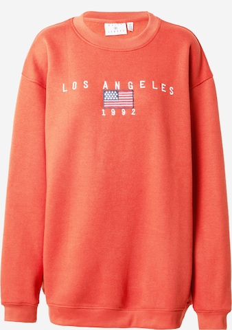 Daisy Street Sweatshirt in Orange: predná strana