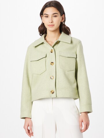 PIECES Between-Season Jacket 'GINA' in Green: front