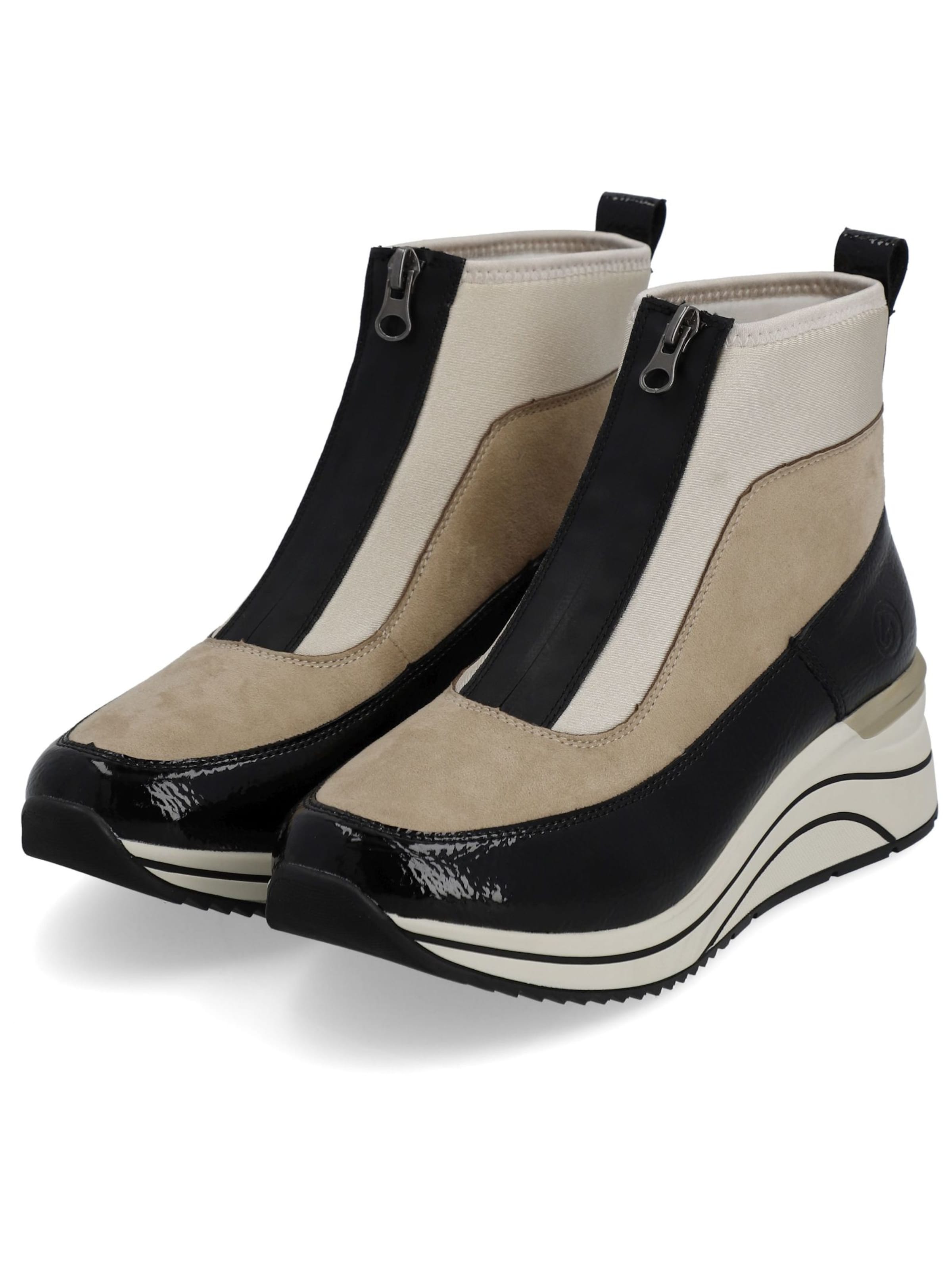 REMONTE Botki w kolorze beżowy