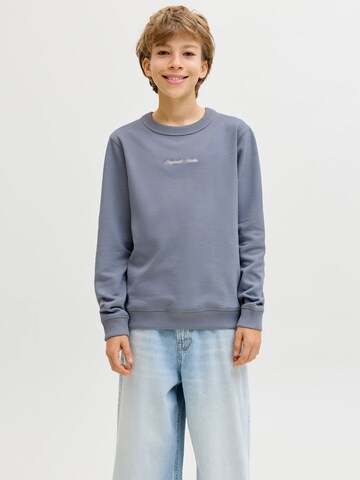 Sweat Jack & Jones Junior en bleu : devant