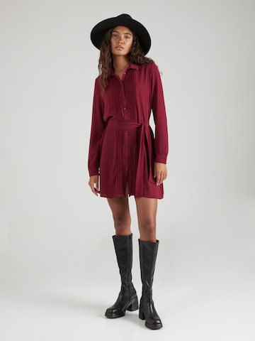 Pepe Jeans Shirt Dress 'GISSA' in Red