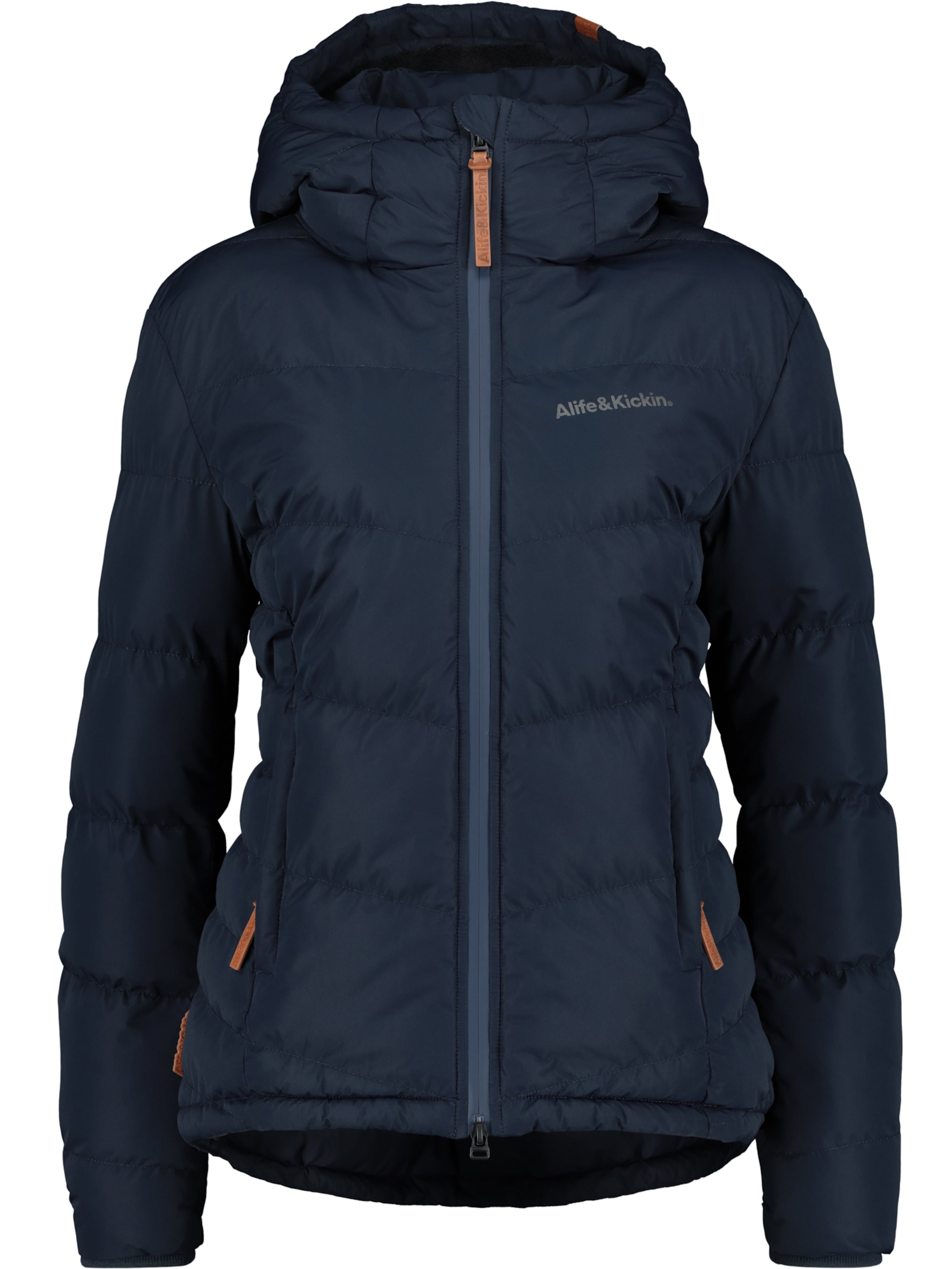 alife & kickin Winterjacke 'JuanaAK' in Blau: Vorderseite