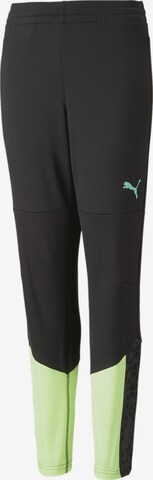 PUMA Regular Workout Pants in Black: front