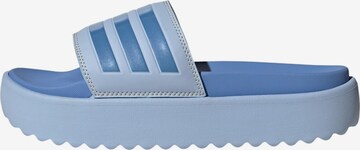 Flip-flops 'Adilette' de la ADIDAS SPORTSWEAR pe albastru: față