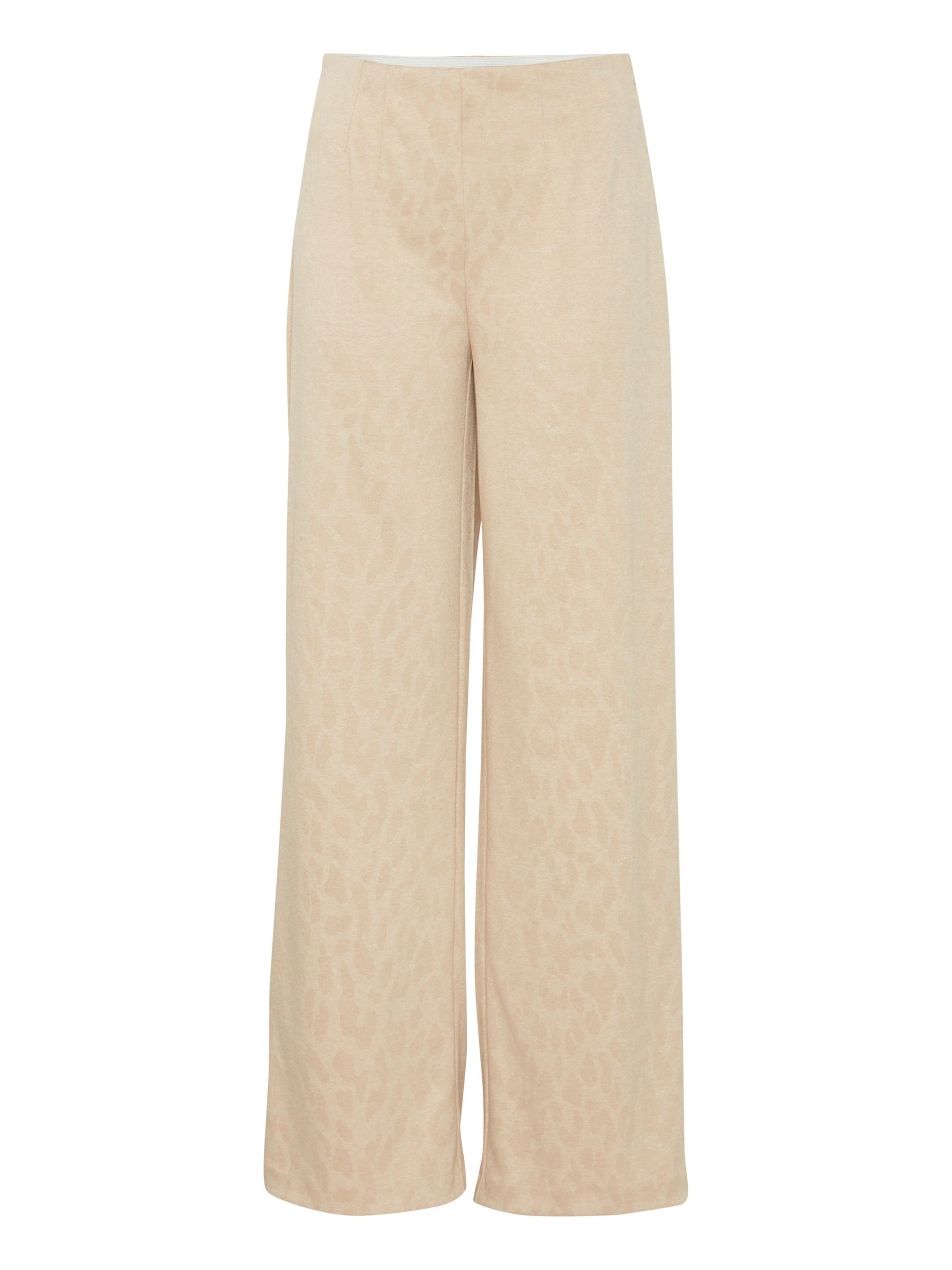 Regular Pantalon 'IHKate' ICHI en beige : devant
