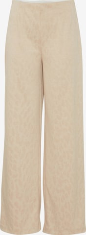 Regular Pantalon 'IHKate' ICHI en beige : devant