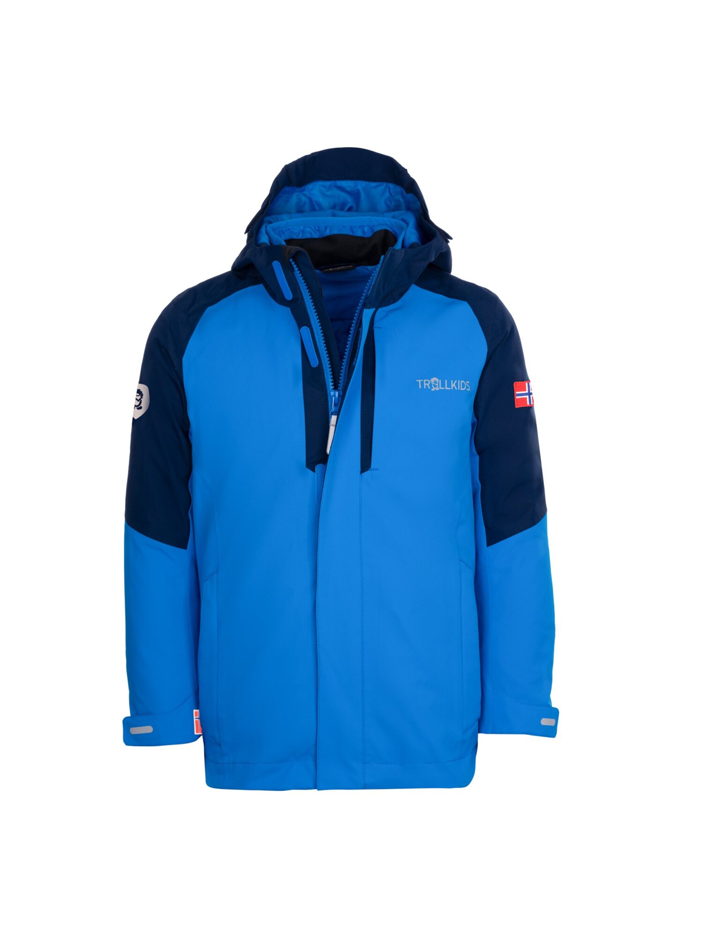 TROLLKIDS Outdoor jacket in Blue: front