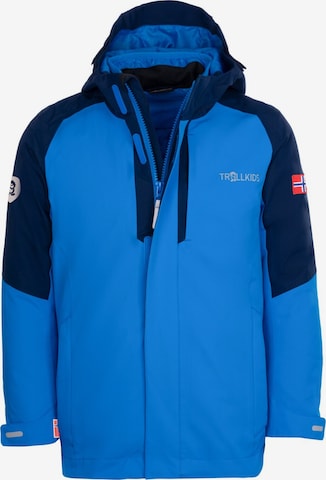 TROLLKIDS Outdoor jacket in Blue: front