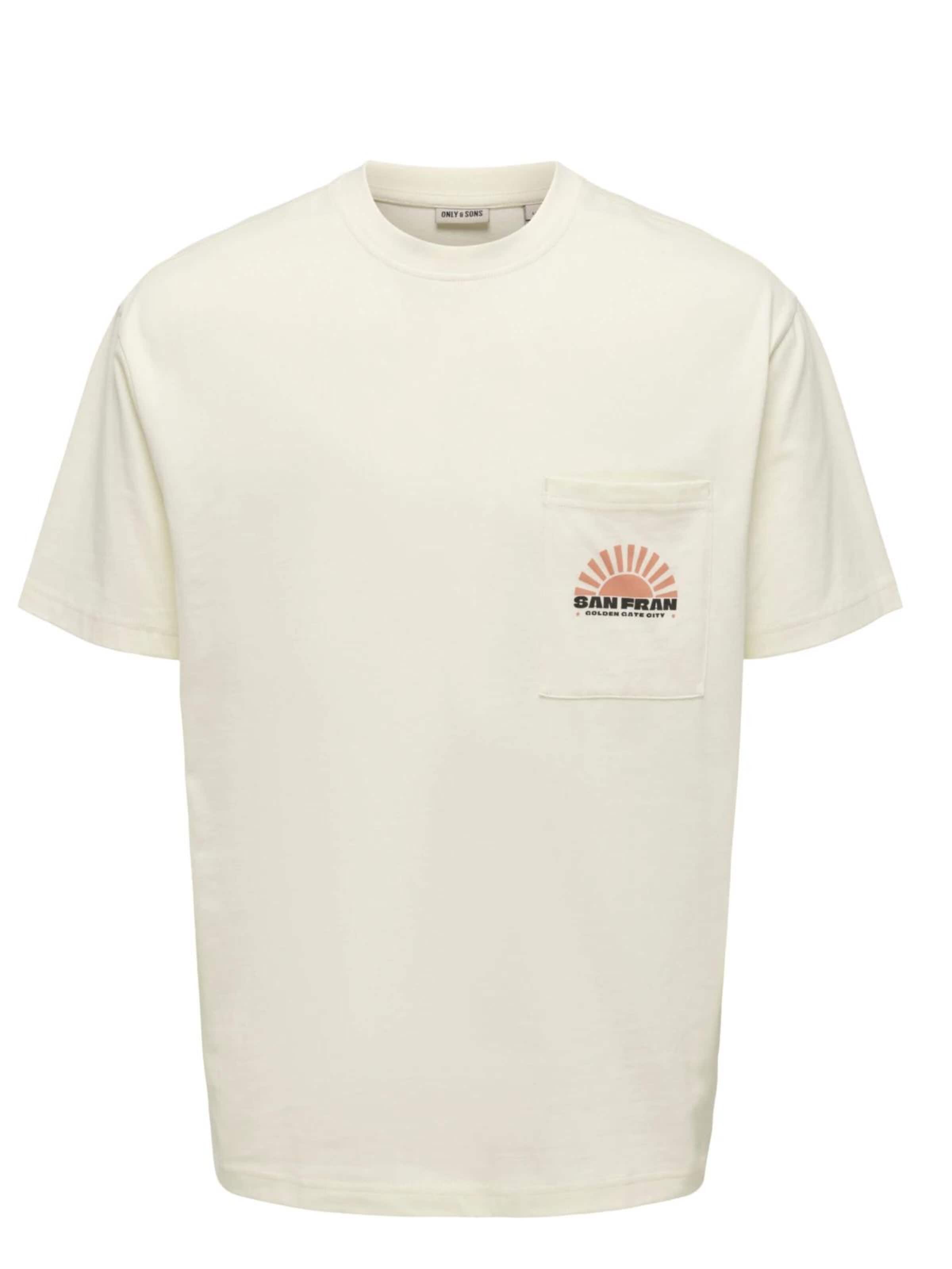 ONLY Shirt in Beige: voorkant