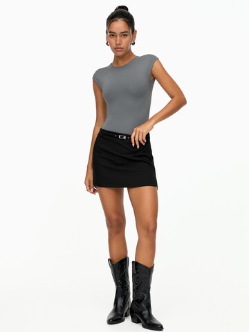 Body a maglietta di Pull&Bear in grigio