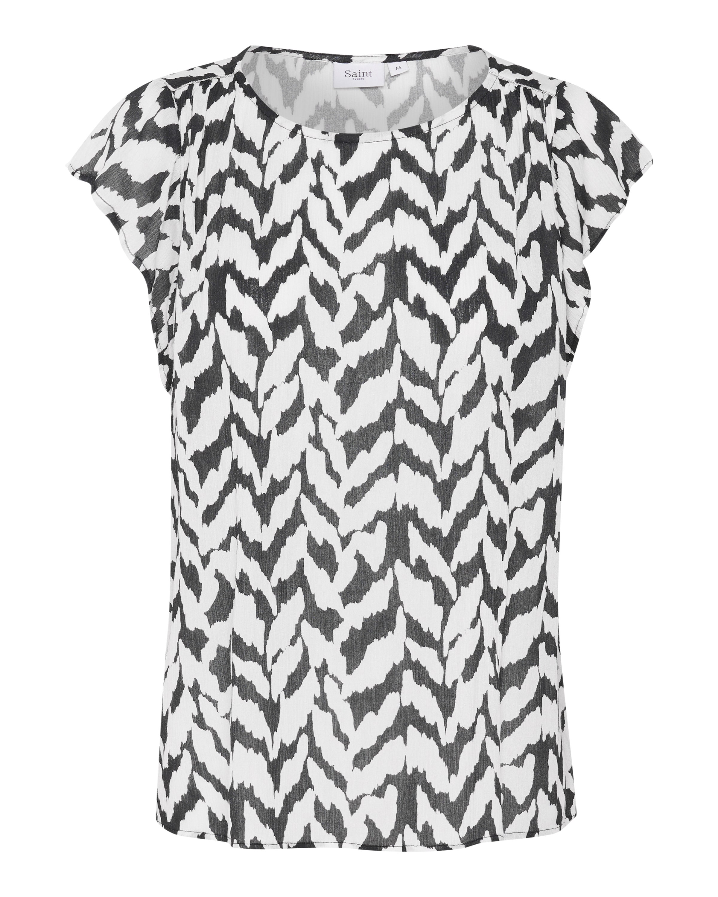 SAINT TROPEZ Blúzka 'VegaSZ' - Biela: predná strana