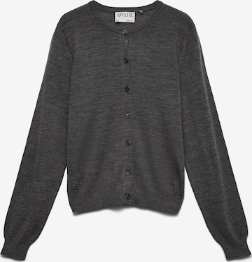 VERO MODA Pletena jopa 'AWCara' | siva barva: sprednja stran