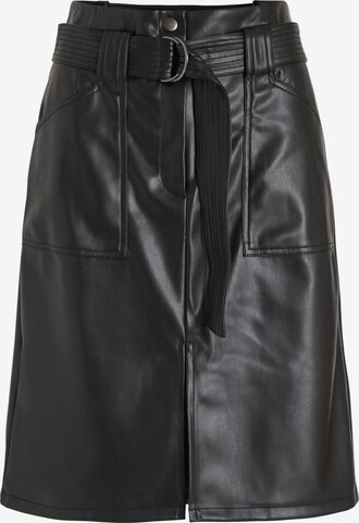 VILA Skirt 'Pen' in Black: front