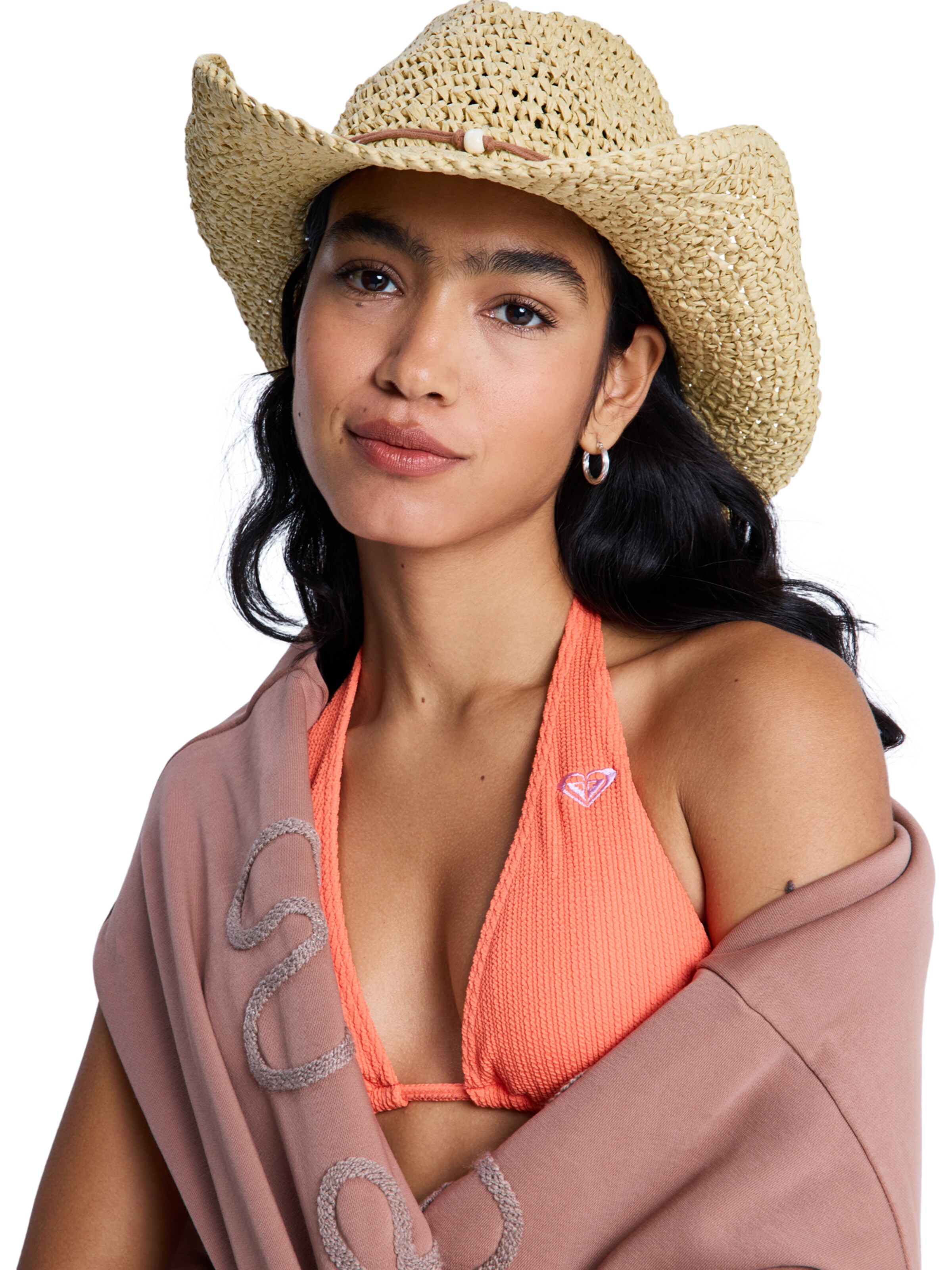 ROXY Hat 'Cherish Summer' in Beige: front
