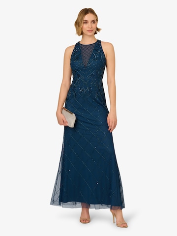 Adrianna Papell Evening Dress in Blue: front