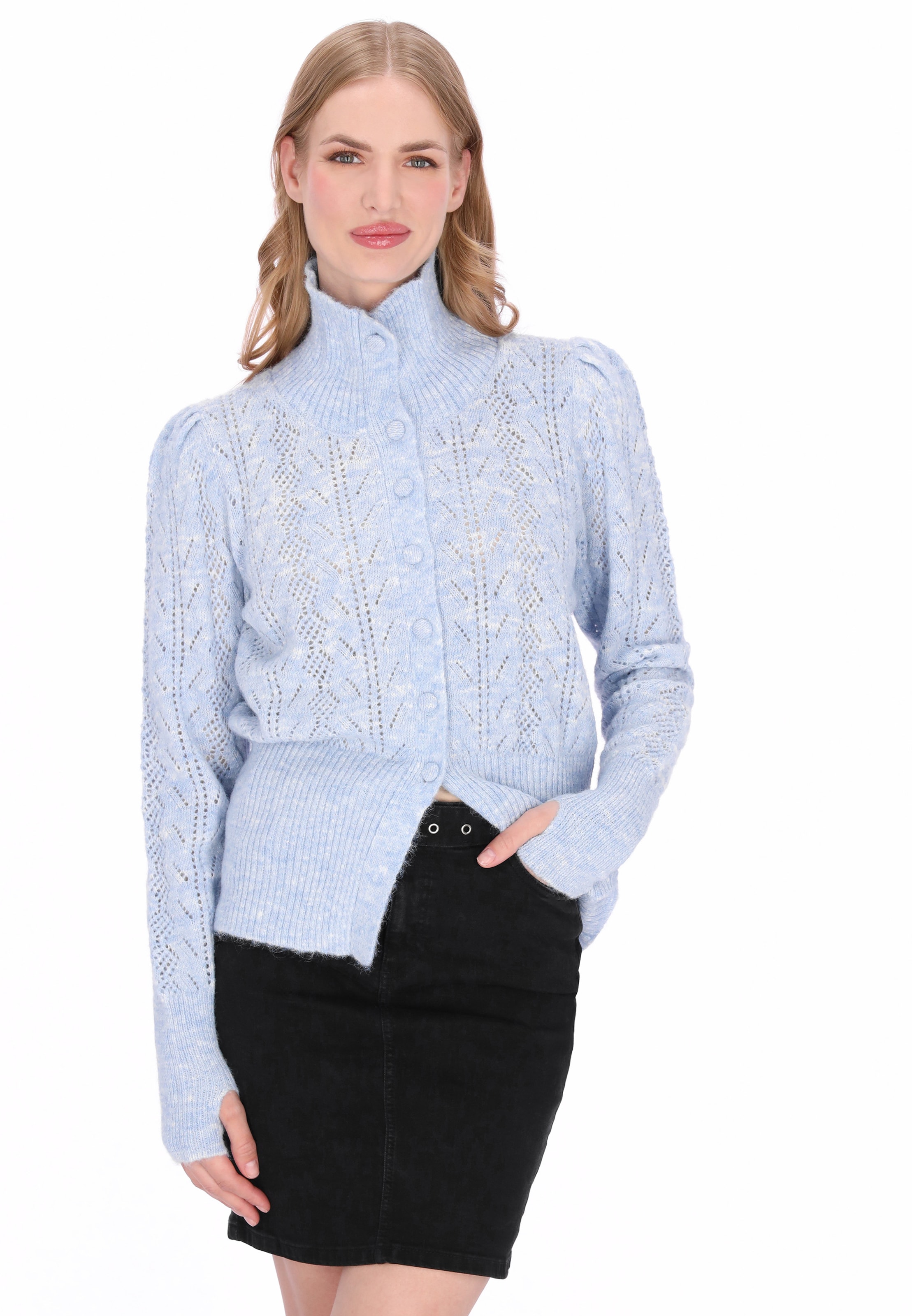 DreiMaster Vintage - Cárdigan 'Vintage' en azul: frente