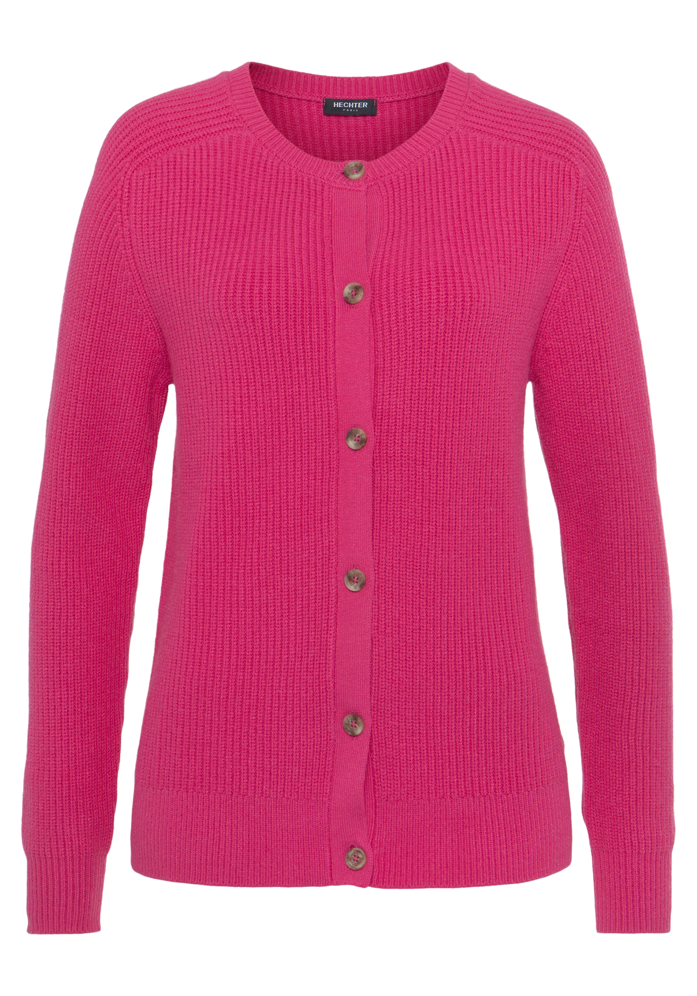 HECHTER PARIS Strickjacke in Pink: Vorderseite