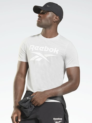 Reebok Regular Fit Funktionsshirt in Grau: predná strana