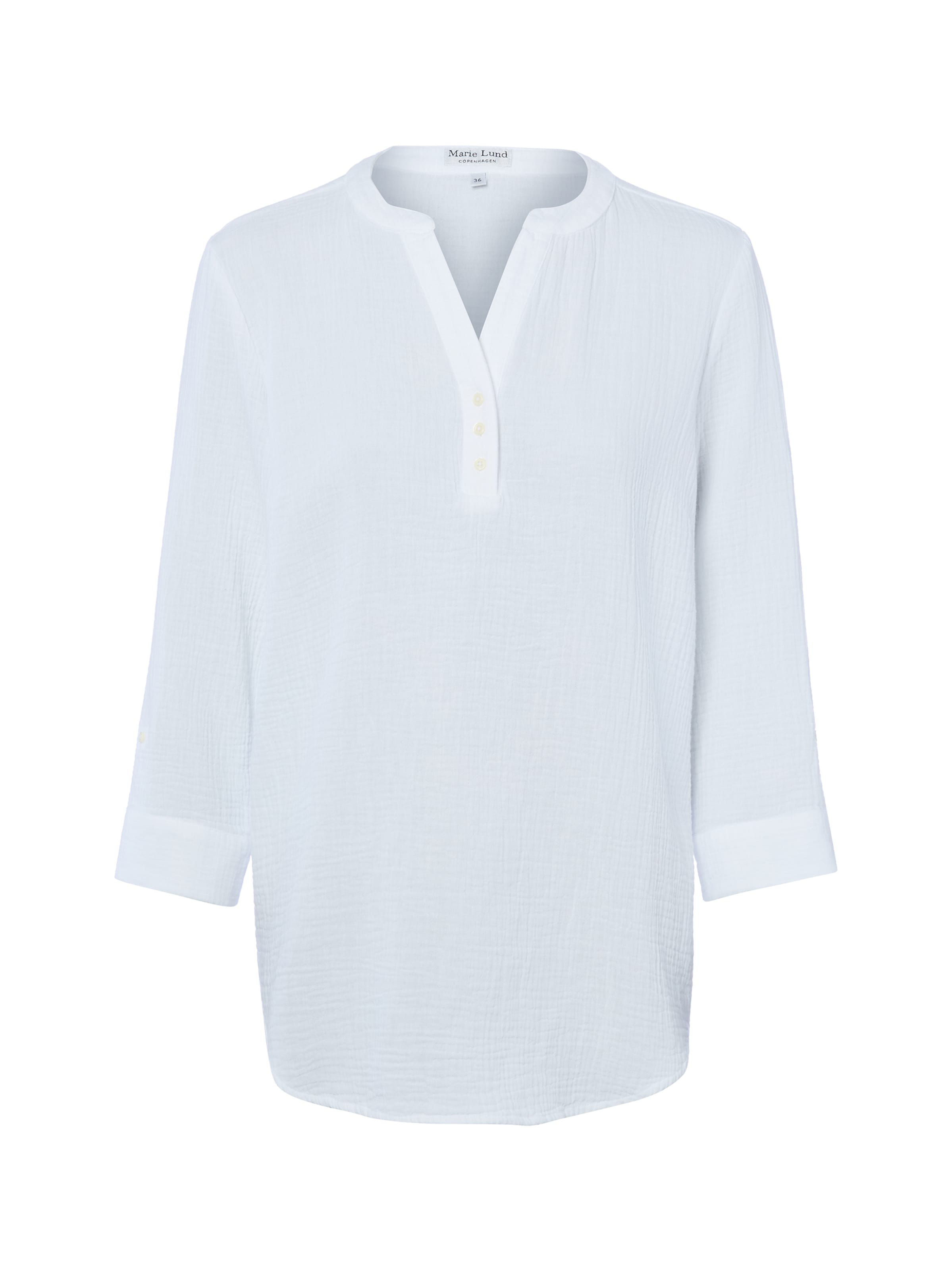 Marie Lund Blouse in White: front