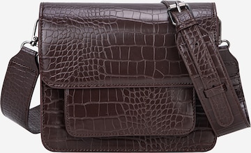 HVISK Crossbody Bag in Brown: front