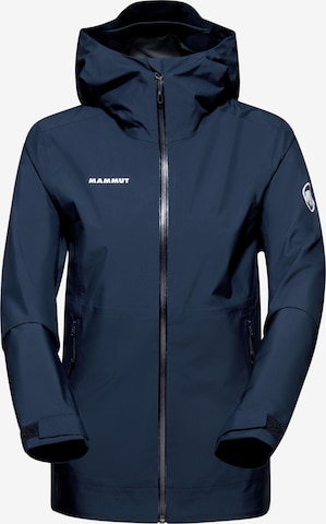 MAMMUT Outdoor Jacket in Blue: front