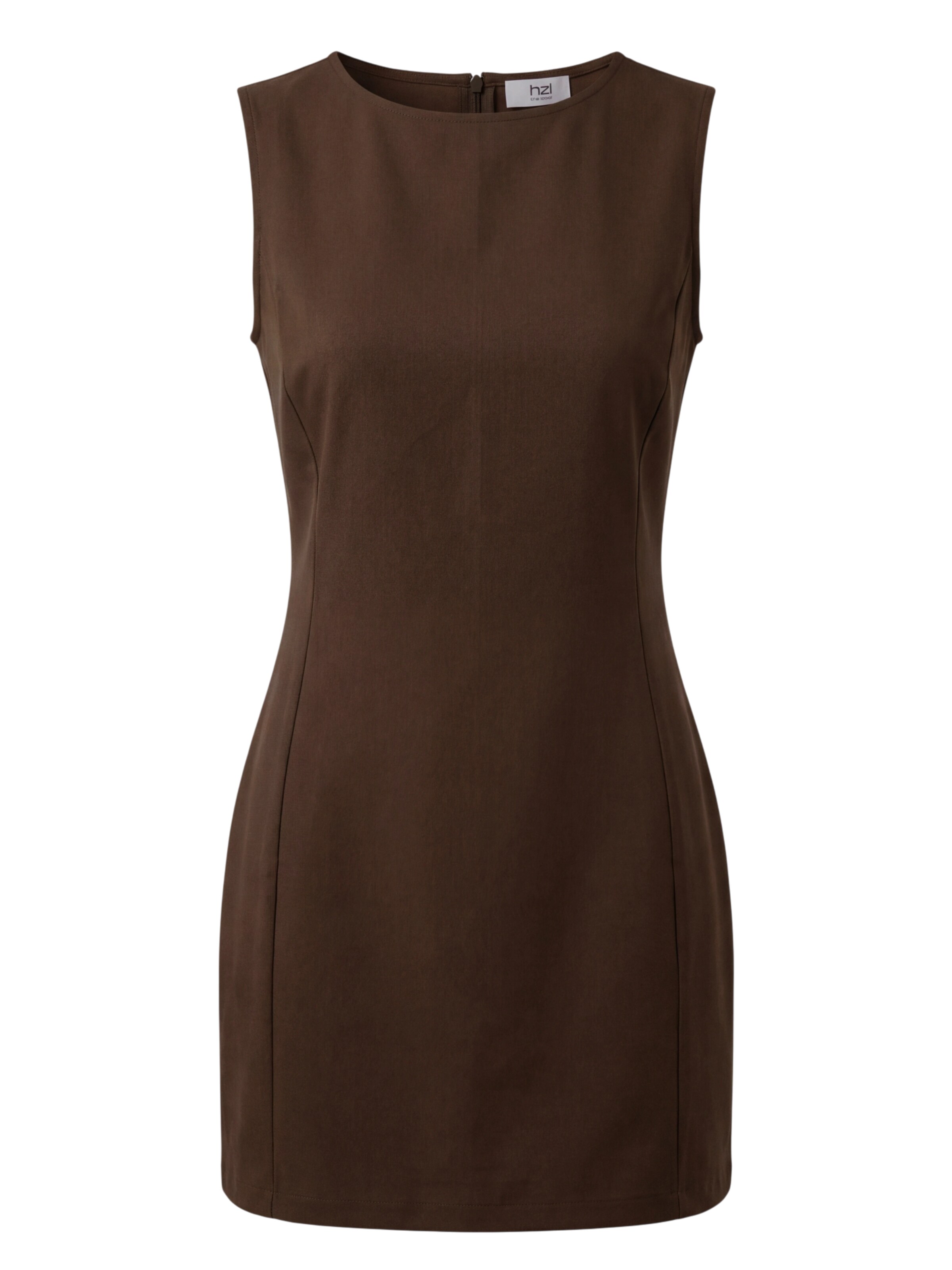 hzl the label Dress in Brown: front