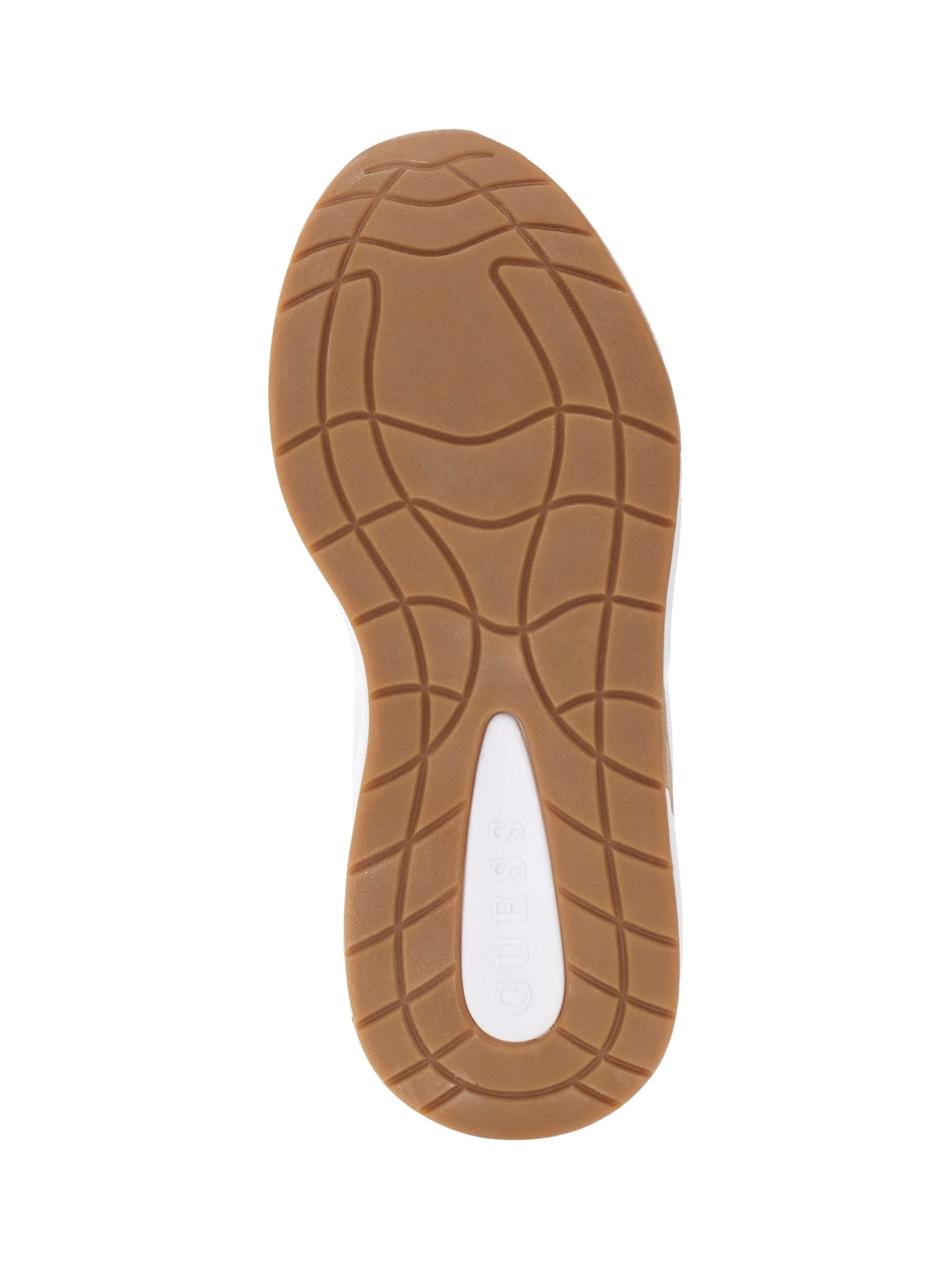 GUESS Matalavartiset tennarit 'GENGA' värissä valkoinen