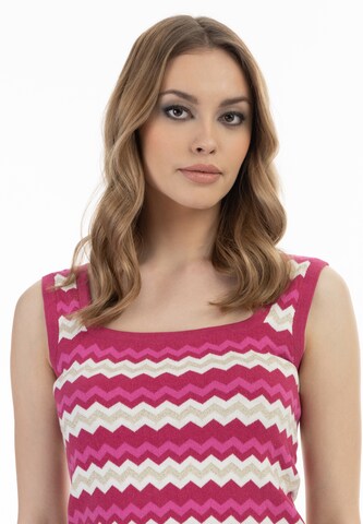 Tops en tricot faina en rose