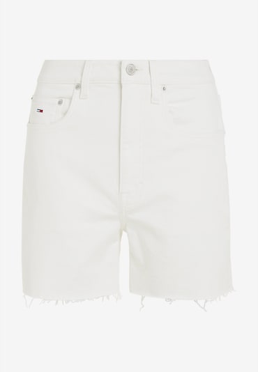 Tommy Jeans Shorts in white denim, Produktansicht