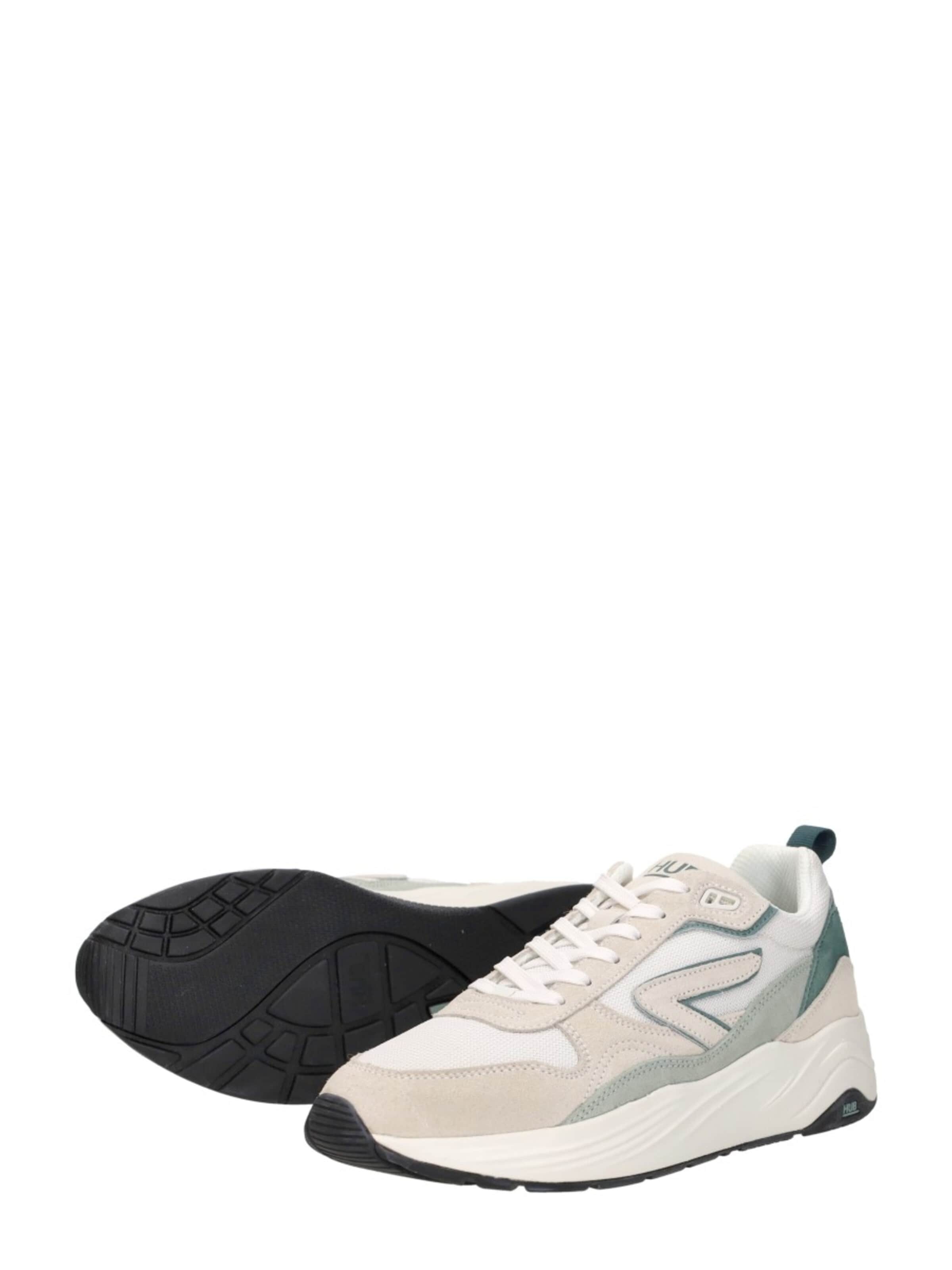 Baskets basses 'Glide S43' HUB en blanc