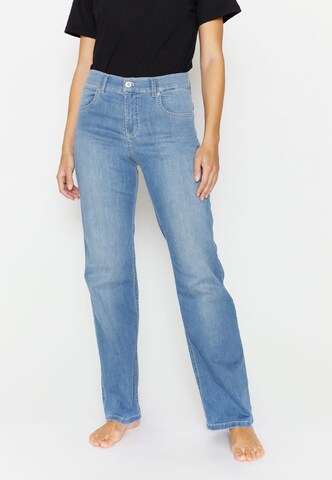 Angels Loosefit Jeans in Blauw: voorkant