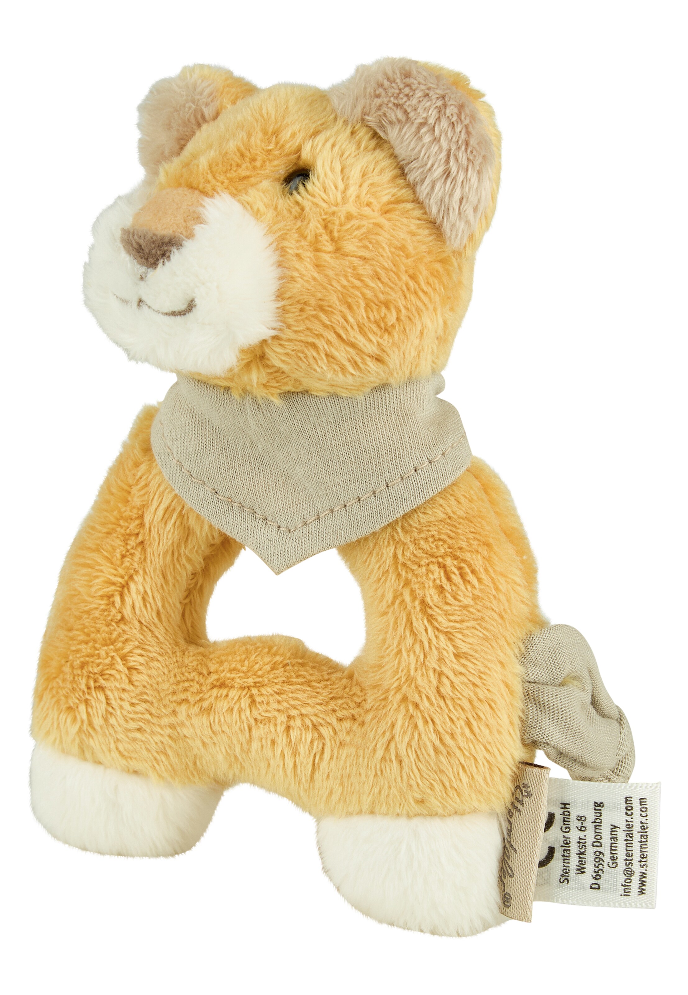 STERNTALER Stuffed animals 'Löwe' in Yellow: front