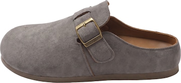 BONVERANO Mules in Grey: front