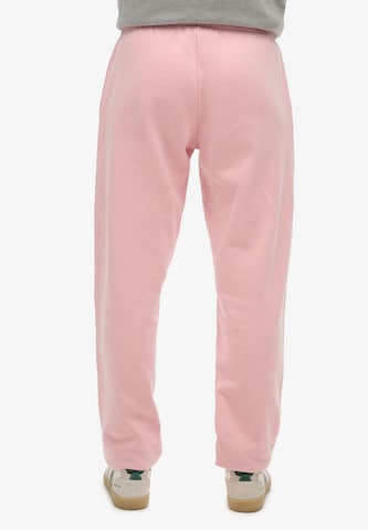 Superdry Loosefit Παντελόνι σε ροζ